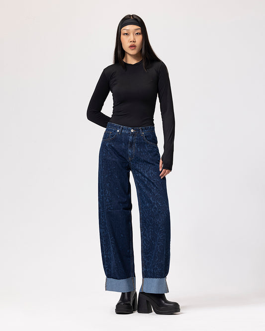 Fold Up Leopard Pants