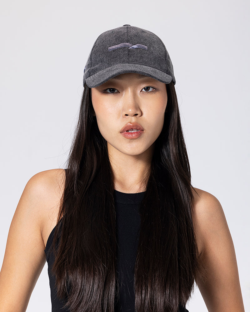 cap fashion style - washed grey
