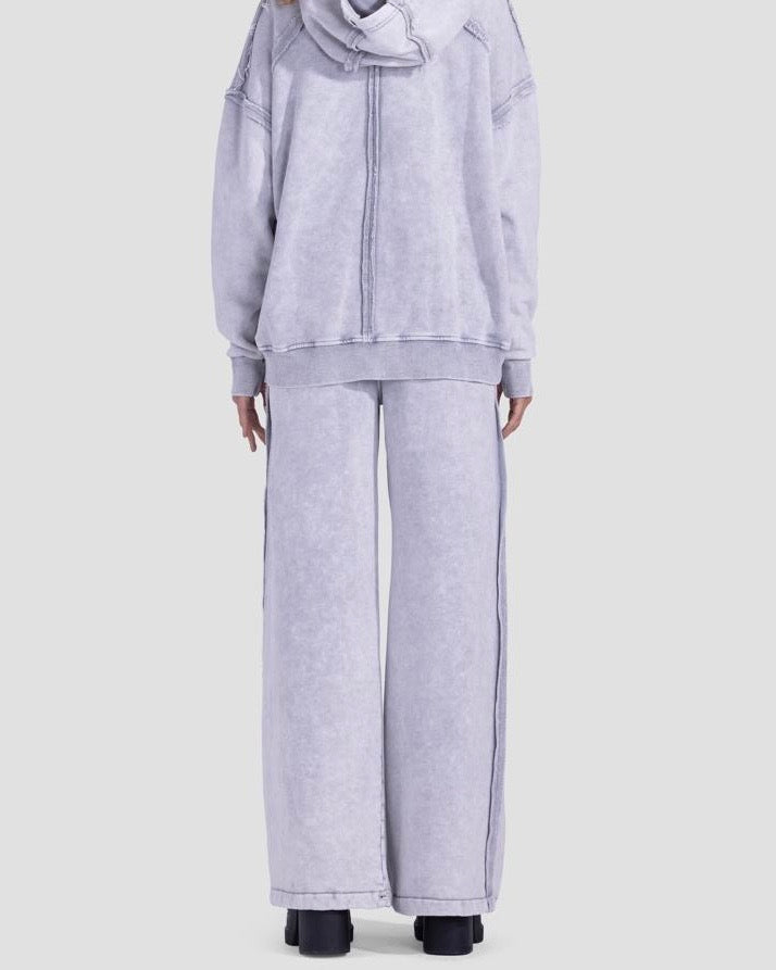 Washed light grey pants