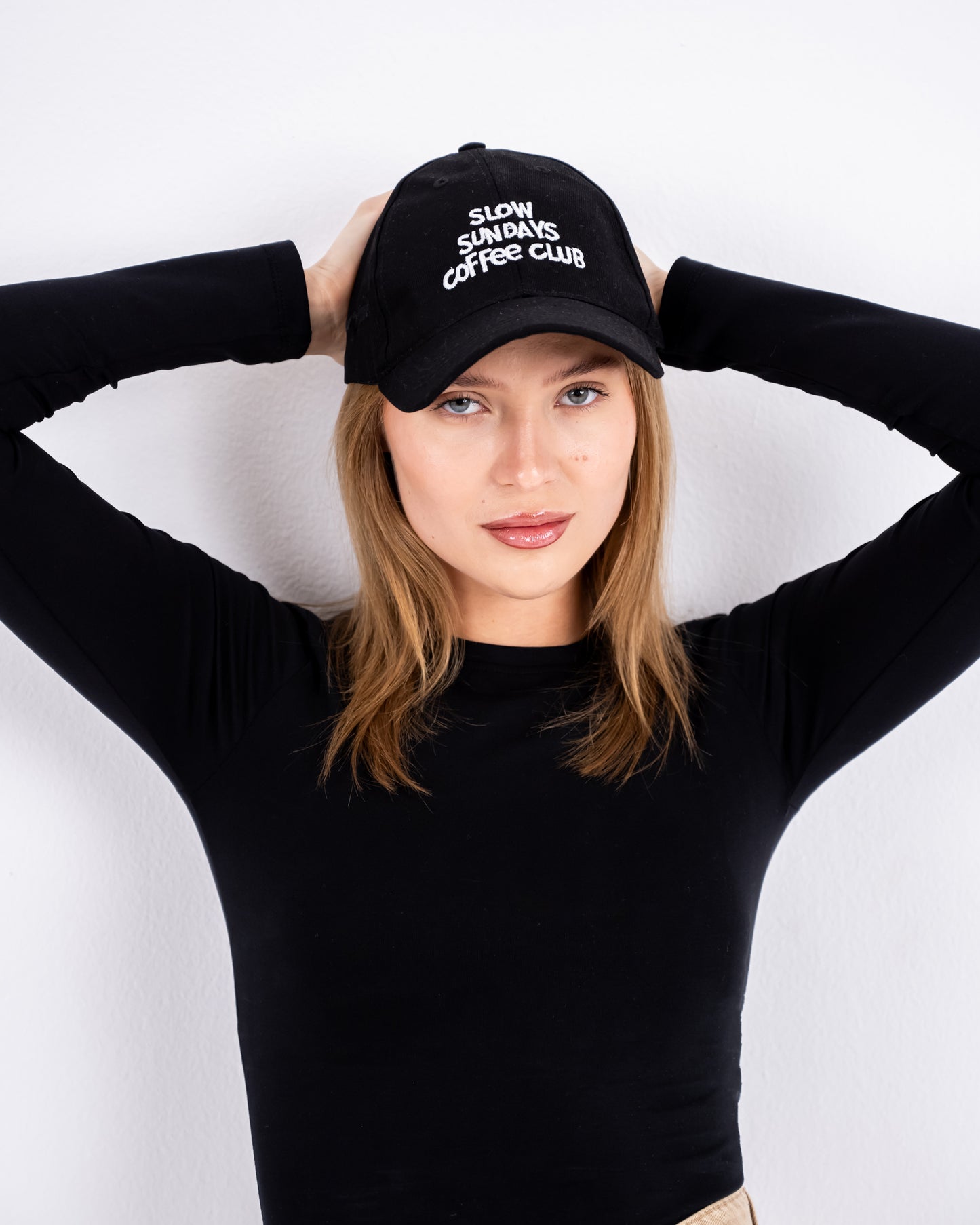 Embroidery Black Cap