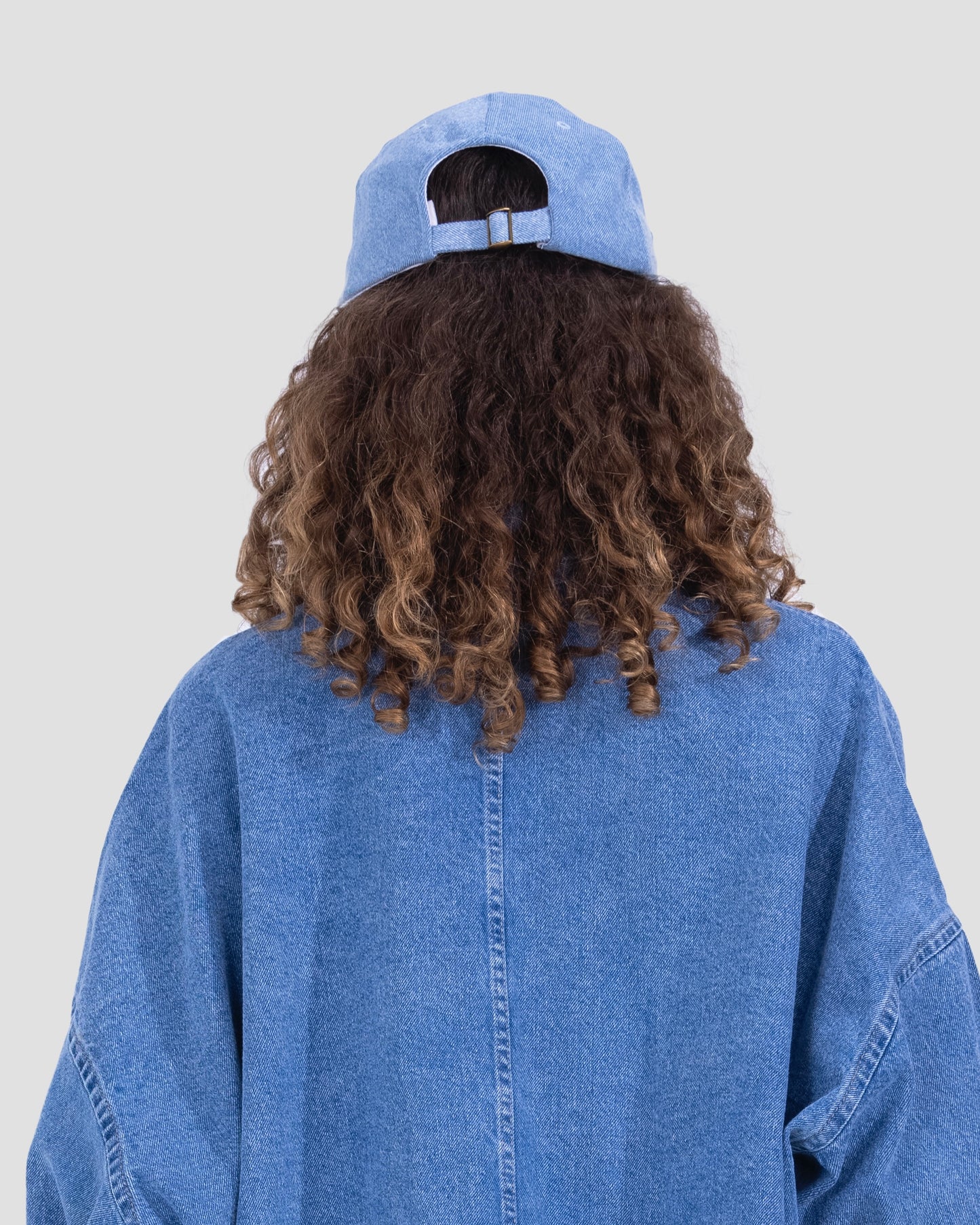 cap fashion style - washed light blue