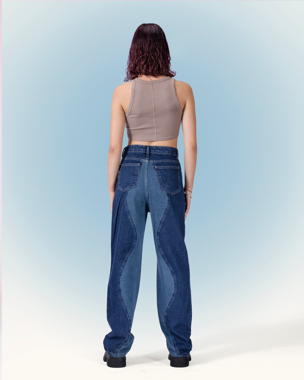 BLUE ON BLUE WAVES JEANZ