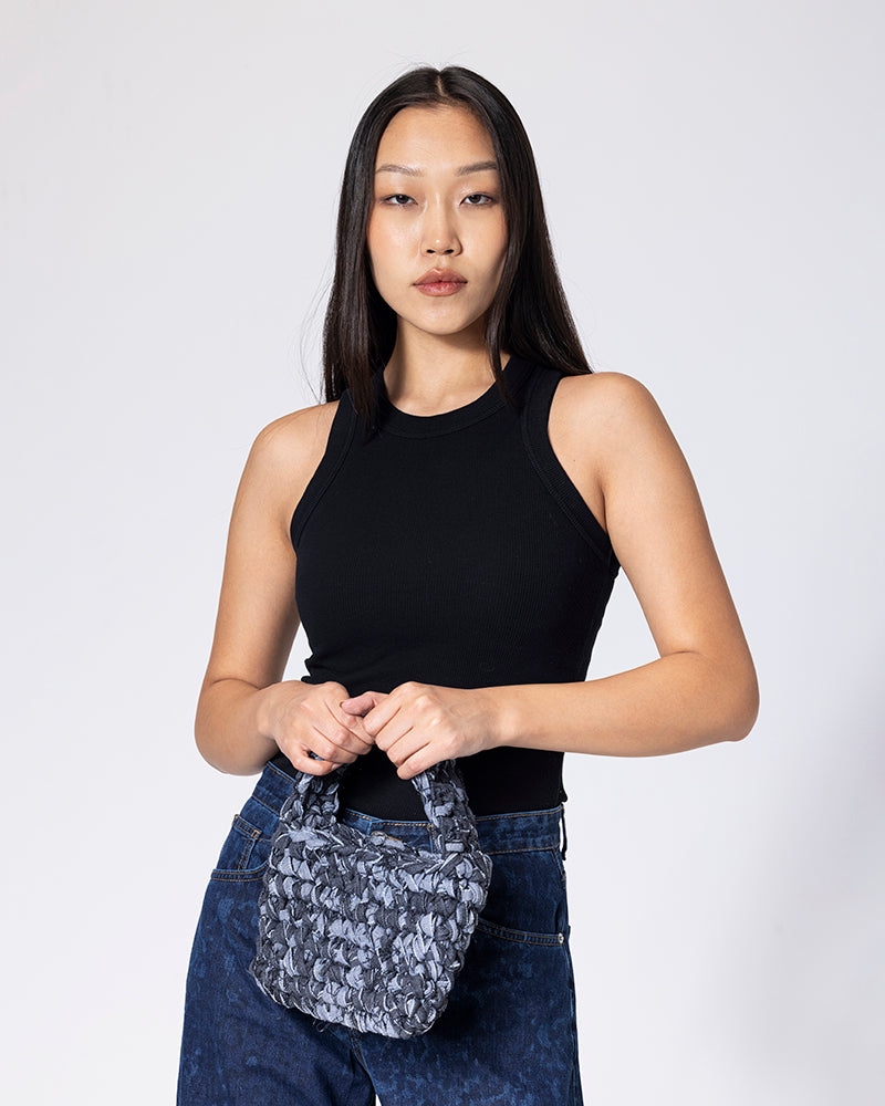 Denim Grey Handmade Bag