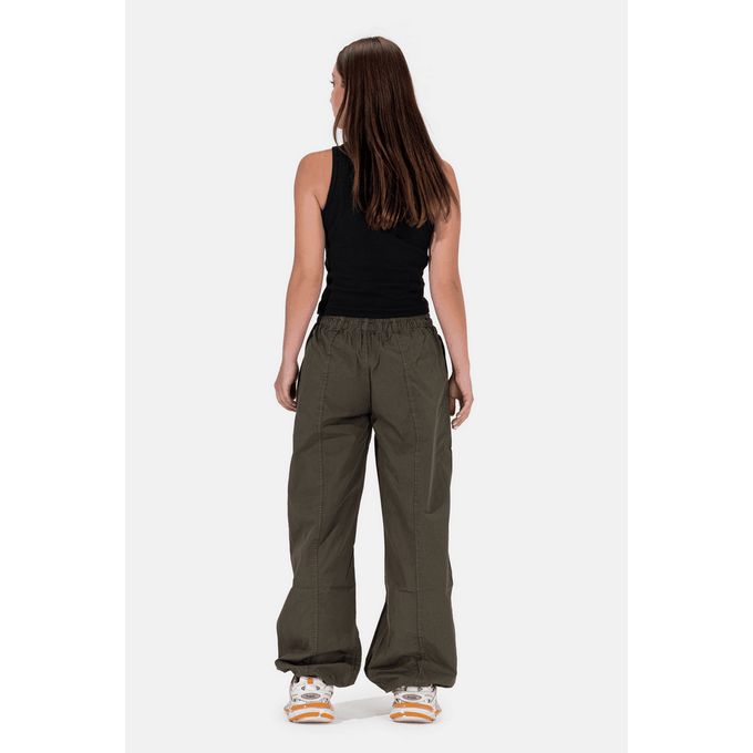 PARACHUTE PANTS - Oil
