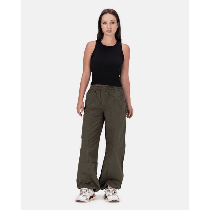 PARACHUTE PANTS - Oil