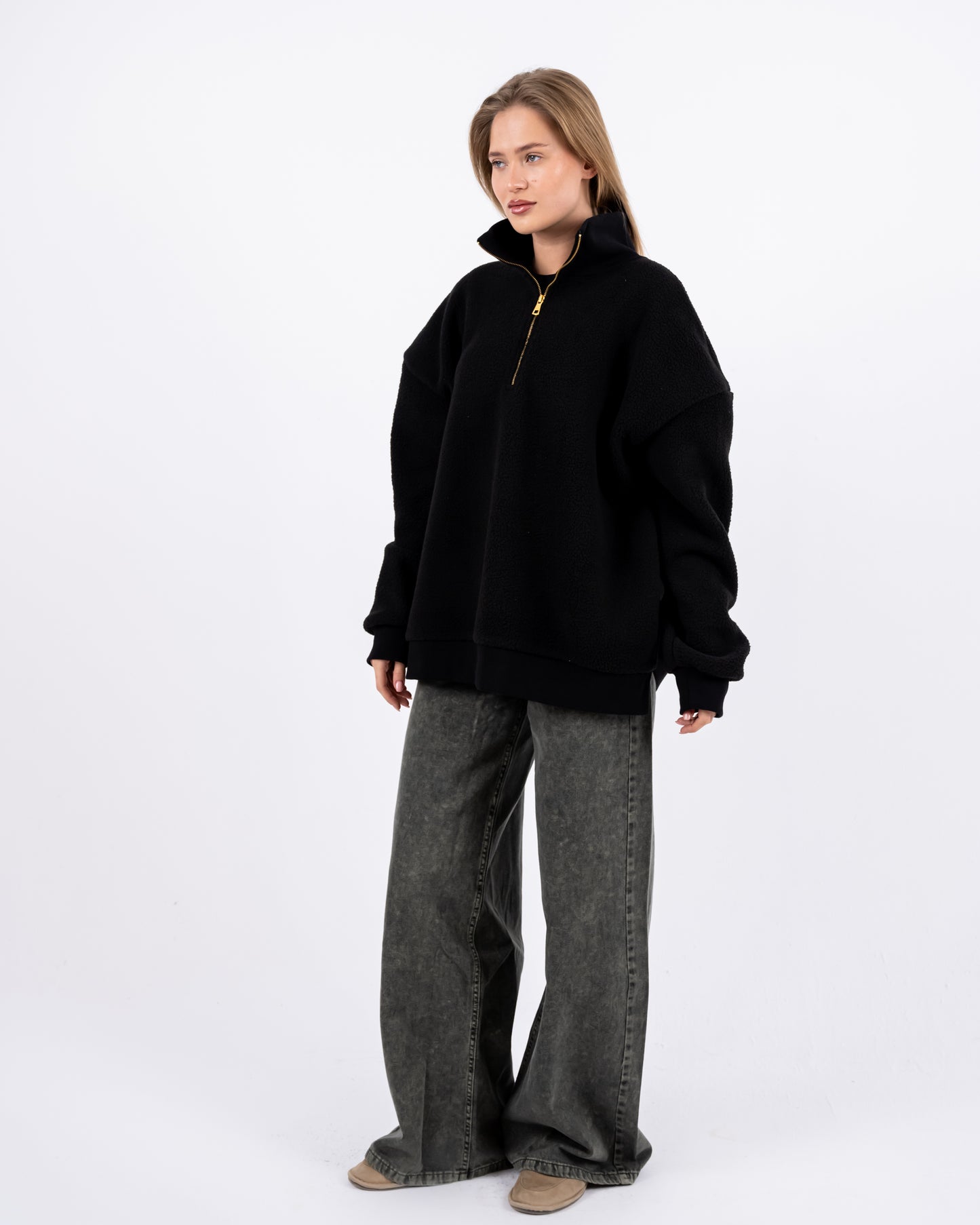 Black Teddy Sweater