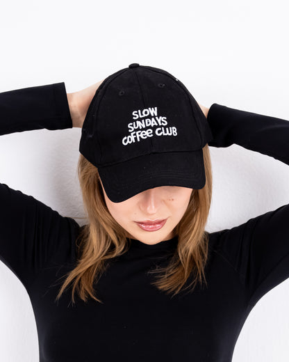 Embroidery Black Cap