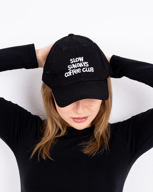 Embroidery Black Cap