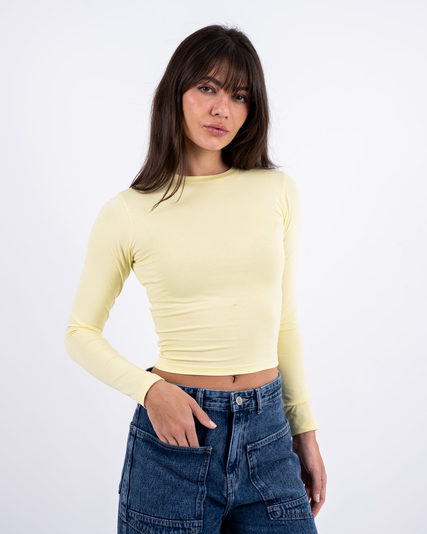 Butter Yellow Basic Top