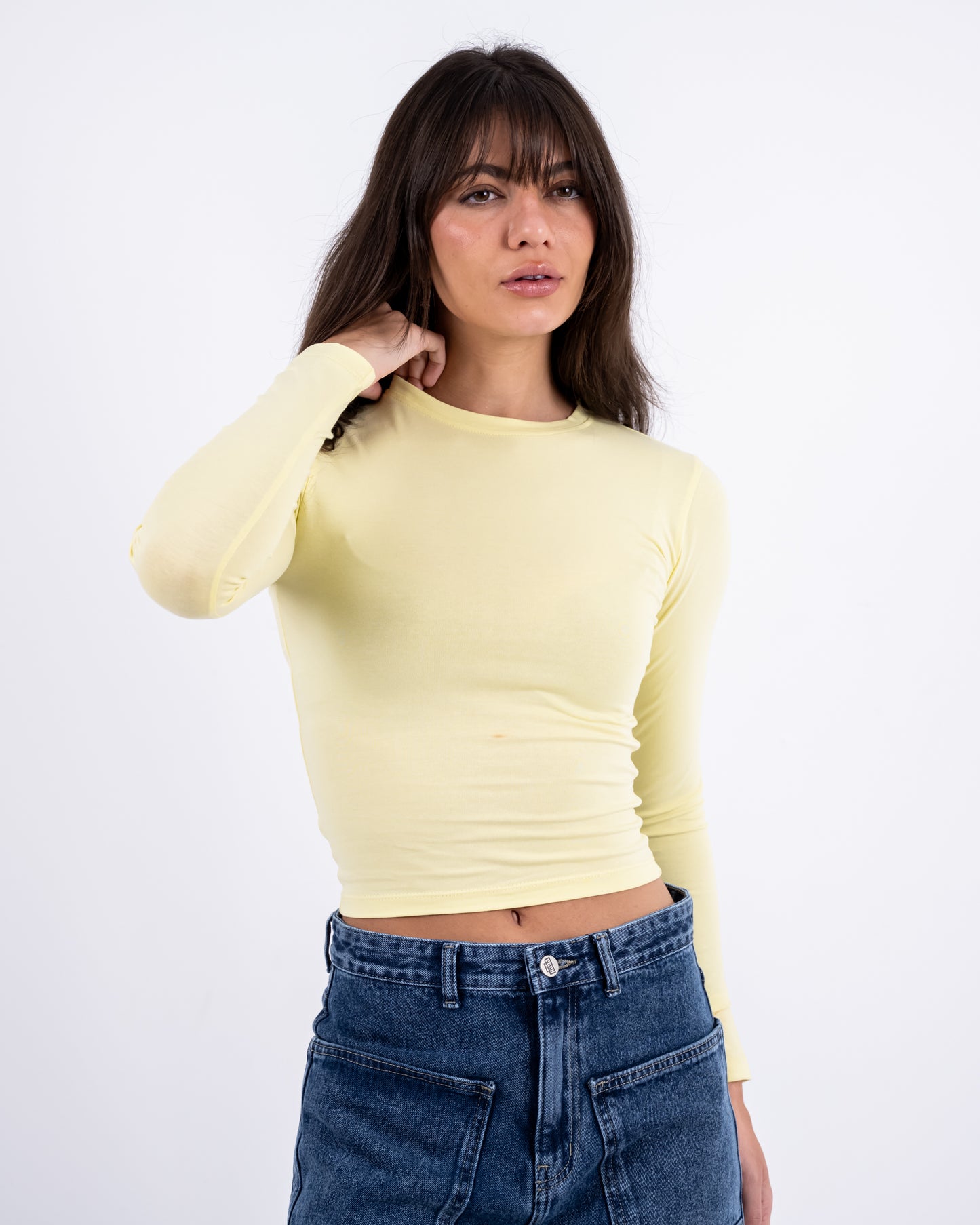 Butter Yellow Basic Top