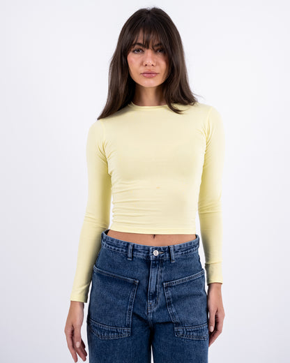 Butter Yellow Basic Top