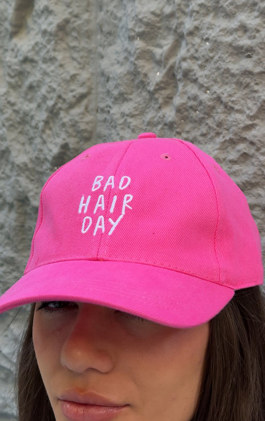 Embroidery Pink Cap