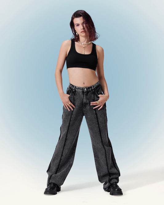TASSEL GREY JEANZ